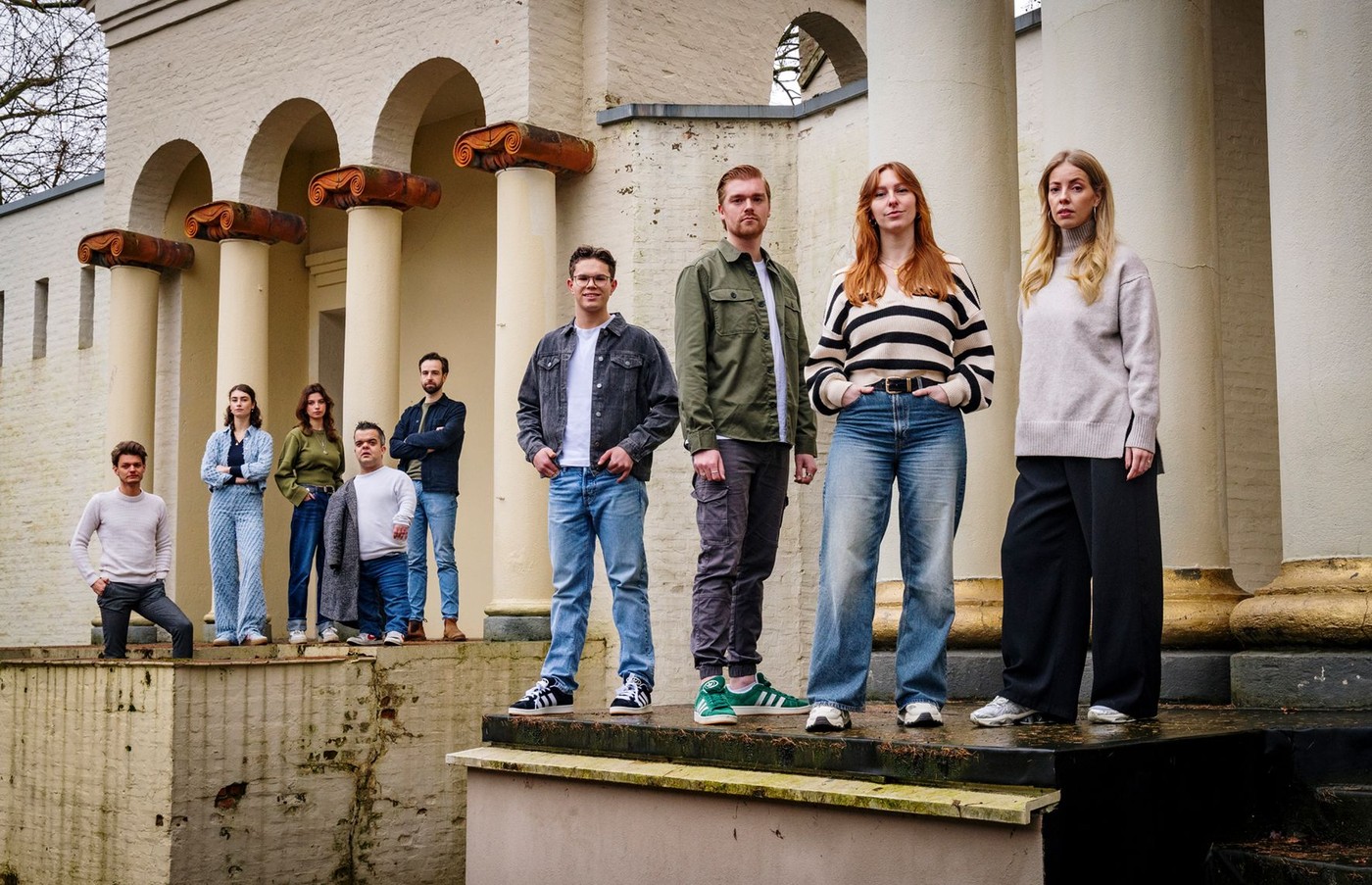 Passiespelen Tegelen - repetitie scène in de Doolhof